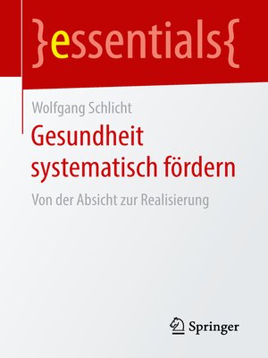 cover image of Gesundheit systematisch fördern